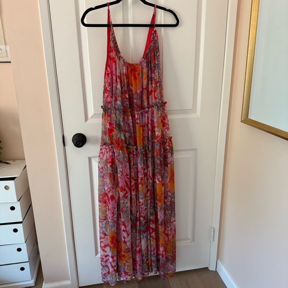 Free People Julianna Floral floaty maxi dress small - Picture 11 of 16